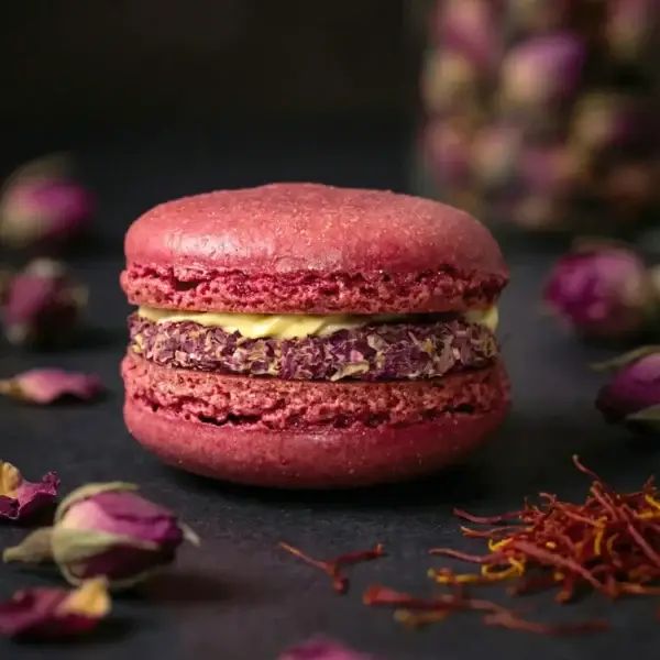 Saffron Macaron